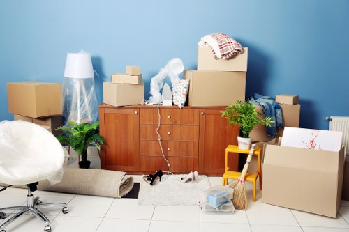 Professional removal van for Swisscottage moving service