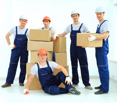 Swisscottage relocation service preparing items for transport