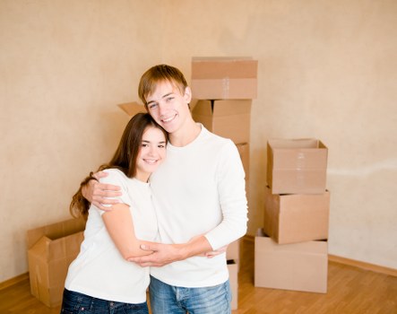 A removals van supporting student relocation in Swisscottage