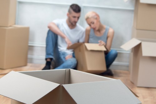 Affordable student removals in Swisscottage with moving boxes and essentials