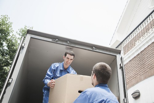 Professional resolving a removals issue with care