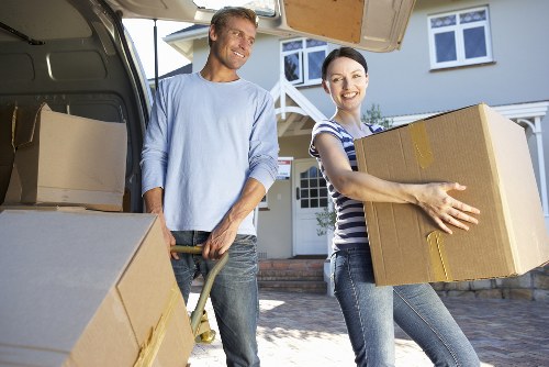Clean and organised moving area after loading