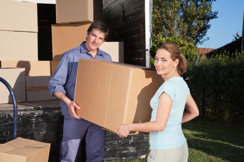 Office relocation setup for removals in Swisscottage