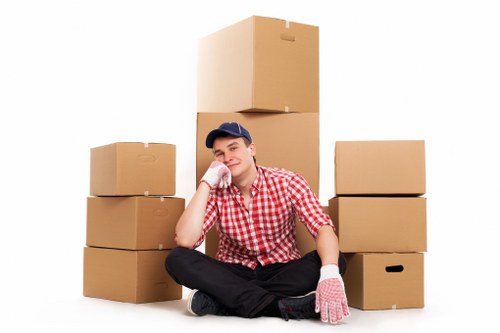 Different types of packing boxes for moving and storage